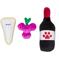 Pearhead, Inc. dog toys Pawrcuterie Board Plush Dog Toy Set - 3 Pk