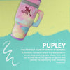 SnugArooz dog toys Pupley Rainbow Cup Plush Squeak Dog Toy 8.5"