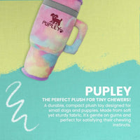SnugArooz dog toys Pupley Rainbow Cup Plush Squeak Dog Toy 8.5"