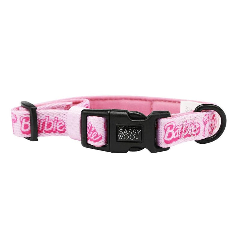 SASSY WOOF COLLARS XS Malibu B Pink Adjustable Dog Collar
