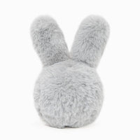 Hugsmart Products Inc dog toys Farm Friendz Super Ball Grey Bunny Spring Plush Dog Toy