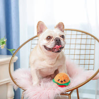 Hugsmart Products Inc dog toys Food Party Hamburger Ball Dog Toy