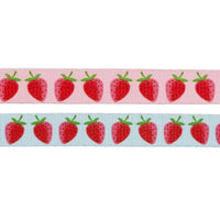 SASSY WOOF Leashes I Woof You Berry Much (Fruits) Light Blue & Pink Dog Leash