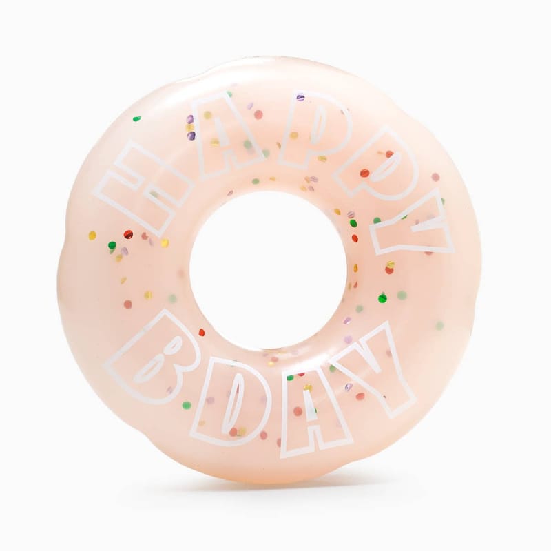 Hugsmart Products Inc dog toys Yappy Birthday Birthday Donut TPR Rubber Dog Toy