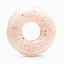 Hugsmart Products Inc dog toys Yappy Birthday Birthday Donut TPR Rubber Dog Toy