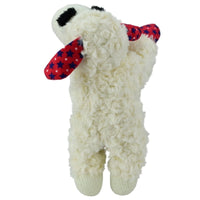 Patriotic Stars Lamb Chop Plush Dog Toy - 10.5"