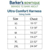 Barker's Bowtique Barker's Bowtique - Hip Doggie - Old Header Cards -  Ultra Comfort Harness - Red: XS