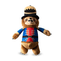 Pet Shop by Fringe Studio dog toys Holiday I Crush A Lot Sloth Plush Squeak Dog Toy