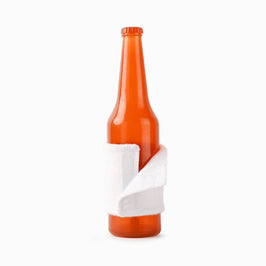 Hugsmart Products Inc dog toys Boozy Tailz Paws Light Bottle Squeak Rubber Dog Toy