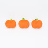 Halloween Miniz Spooky Pumpkins Plush Squeaky Dog Toy Set - 3 Pc