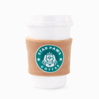 Hugsmart Products Inc dog toys Coffee Hour StarPaws Coffee Rubber Dog Toy