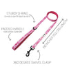 SASSY WOOF Leashes Malibu B Pink Dog Leash