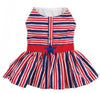 Doggie Design Doggie Design - Patriotic Dog Dress with Matching Leash: X-Large