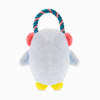 Hugsmart Products Inc Dog Toys Melody Bros Penguin Rope Plush Squeak Dog Toy