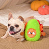Hugsmart Products Inc dog toys Autumn Tailz Turkey Avocado Plush Dog Toy