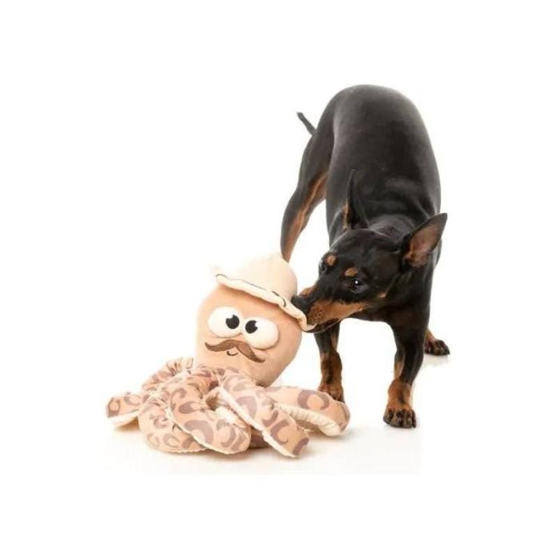 FuzzYard dog toys Sir David Octoborough Octopus Plush Squeak Dog Toy