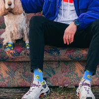 Extreme Fit Wholesale Extreme Fit Wholesale - Matching Pet And Owner Fun Socks - Smiley