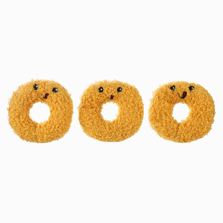 Hugsmart Products Inc dog toys Party Onion King Interactive Plush Pet Toy Set - 4 Pc