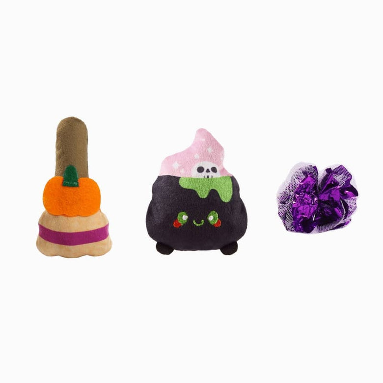 Hugsmart Products Inc dog toys Spooky Cats Witch's Brew Cat Toy Set - 3 Pc