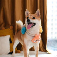 Hugsmart Products Inc Dog Toys Pirate Pups Shell Necklace Summer Beach Rope Dog Toy