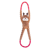 ZippyPaws dog toys Holiday RopeTugz Reindeer Dog Toy