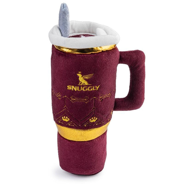 Haute Diggity Dog dog toys Burg Holiday Snuggly Cup Plush Dog Toy - 3 Colors