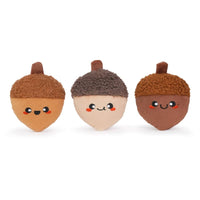 Hugsmart Products Inc dog toys Autumn Woofs Acorn Tree Interactive Plush Burrow Dog Toy Set - 3 Pc