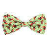 Chili Pepper Lime Green Bow Tie Pet Collar Attachment - 2 Sizes