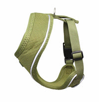 Barker's Bowtique Barker's Bowtique - Hip Doggie-Old Header Cards- Ultra Comfort Harness-Green: XS