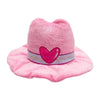 SnugArooz dog toys Stylish Pink Cowboy Hat Save A Horse Plush Squeak Dog Toy - 8"