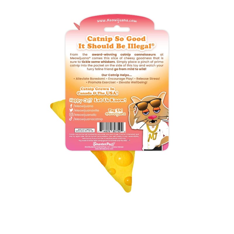 Meowijuana Cat Toys Meowijuana Get Cheezy Cheese & Mouse Cat Toy