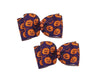 Barker's Bowtique Hair Bows Halloween Pumpkins Dog Hair Bows on French clips - 2 bows per card