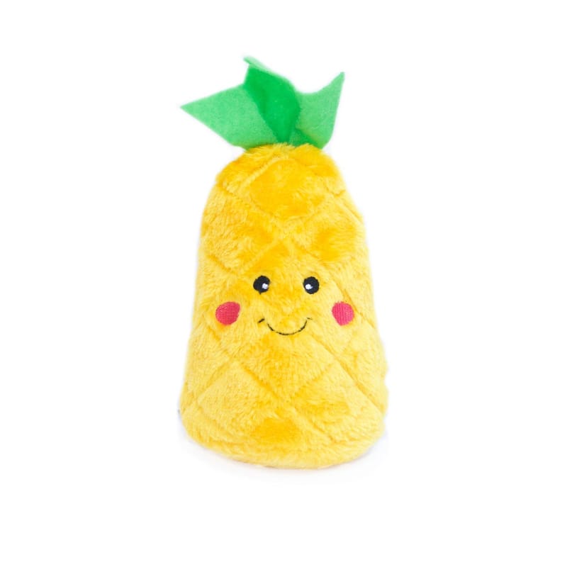 ZippyPaws dog toys NomNomz Pineapple Plush Squeaky Dog Toy