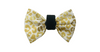 Mina + Pup Bow Tie You're So Golden Leopard Gold Bow Tie Dog Collar Attachment