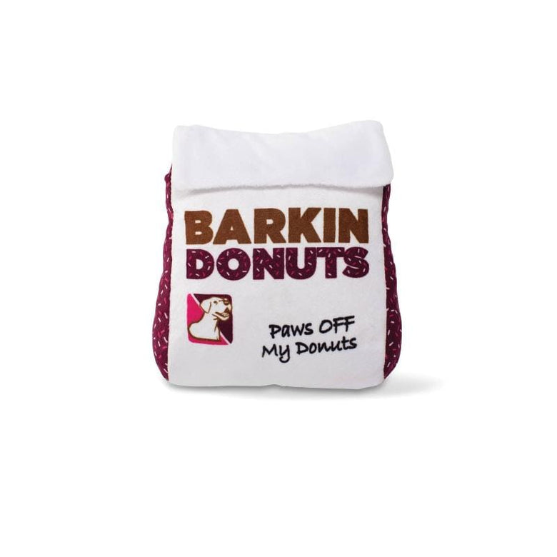Wagsdale dog toys Barkin Donuts Donut Bag Plush Dog Toy