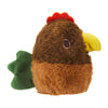 BARK dog toys Super Chewer Fowl Play Rooster Interactive Plush Rubber Treat Dog Chew Toy