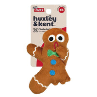 Tiny Tuff Ginger Snapped Christmas Holiday Plush Squeaky Dog Toy