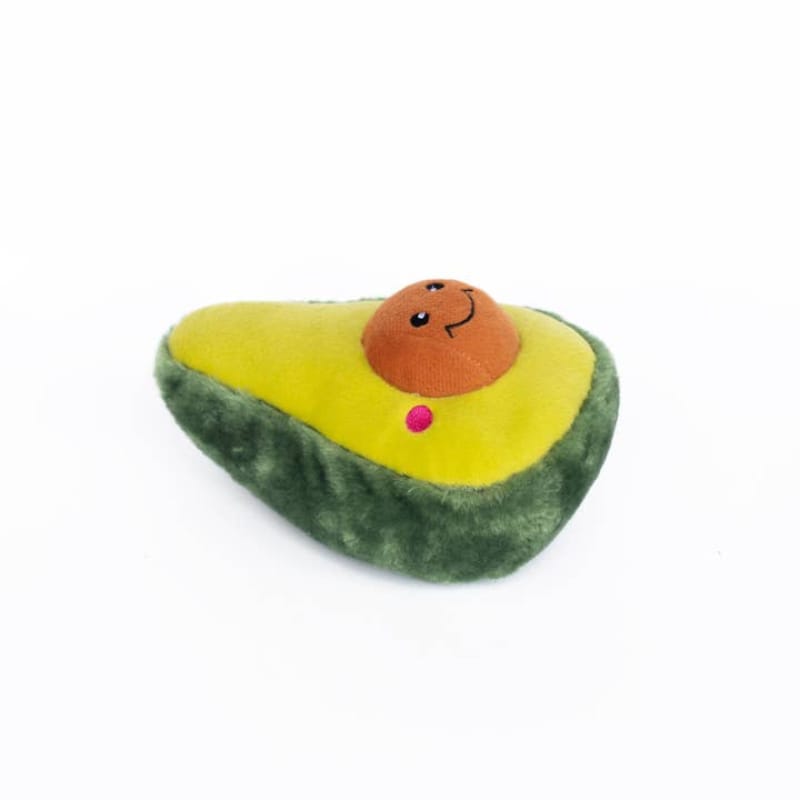 ZippyPaws dog toys NomNomz Avocado Plush Squeaky Dog Toy
