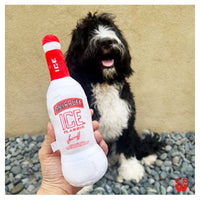 PAWTY Dog Toys dog toys Pawty Smirruff Ice Bottle Plush Squeaky Dog Toy