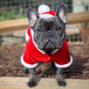 Parisian Pet Dog Apparel Santa Claus Christmas Holiday Red Velvet Pet Hoodie