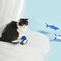Hugsmart Products Inc Hugsmart Products Inc - HugSmart Pet - Ocean Pals  | Whale&Stingray - Cat Toy