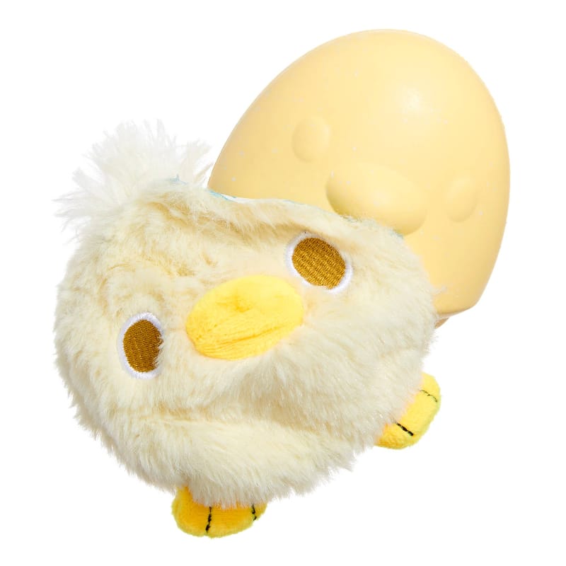 BARK dog toys Tough Chick Chicken Super Chewer Yellow Plush (with Hidden Toy Inside) Dog Toy - Sm