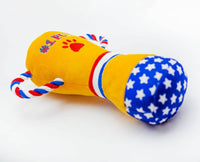 Thoozy dog toys #1 PUP Trophy Rope Tug Plush Squeaky Dog Toy - 9"