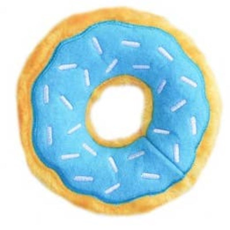 Zippypaws dog toys Blueberry Donutz Sprinkles Squeaky Dog Toy - 3 Sizes
