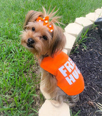 Parisian Pet® Tee's Free Hugs Orange Dog T-Shirt