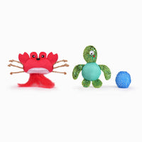 Hugsmart Products Inc Hugsmart Products Inc - HugSmart Pet - Ocean Pals  | Sea Turtle&Crab - Cat Toy