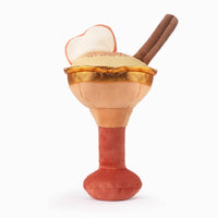 Hugsmart Products Inc dog toys Autumn Woofs Apple Cider Cocktail Plush Squeaky Dog Toy