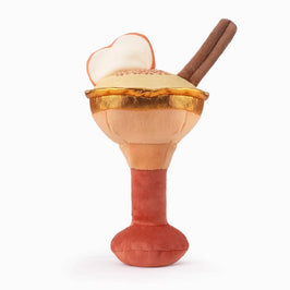 Hugsmart Products Inc dog toys Autumn Woofs Apple Cider Cocktail Plush Squeaky Dog Toy