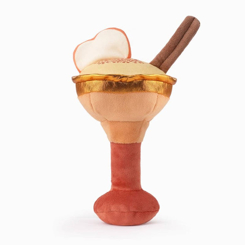 Hugsmart Products Inc dog toys Autumn Woofs Apple Cider Cocktail Plush Squeaky Dog Toy