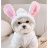 AE Dog Apparel Fleece Bunny Dog Costume in Pink or White